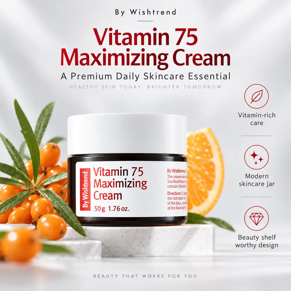 By Wishtrend Vitamin 75 Maximizing Cream 50g