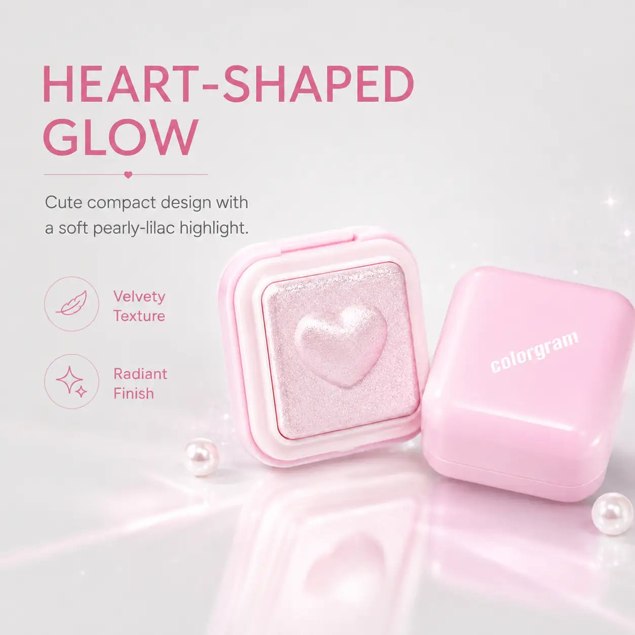 Colorgram Milk Bling Heartlighter 02 Pink Heart