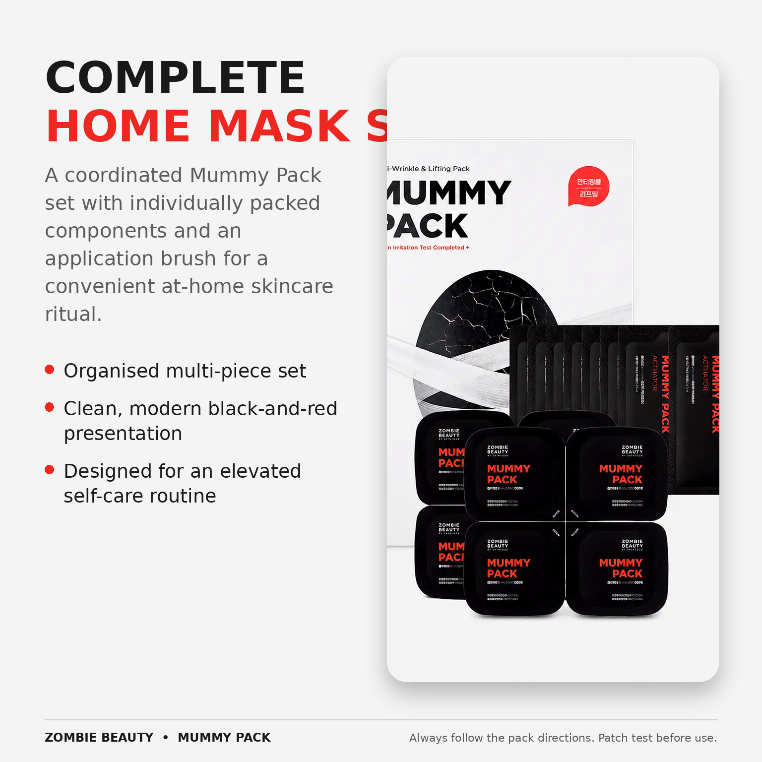 SKIN1004 Zombie Beauty Mummy Pack & Activator Kit 8EA