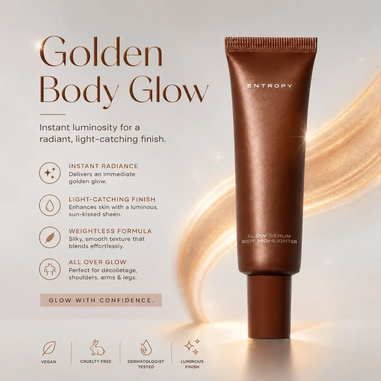 Entropy Glow Serum Body Highlighter 2 Shades