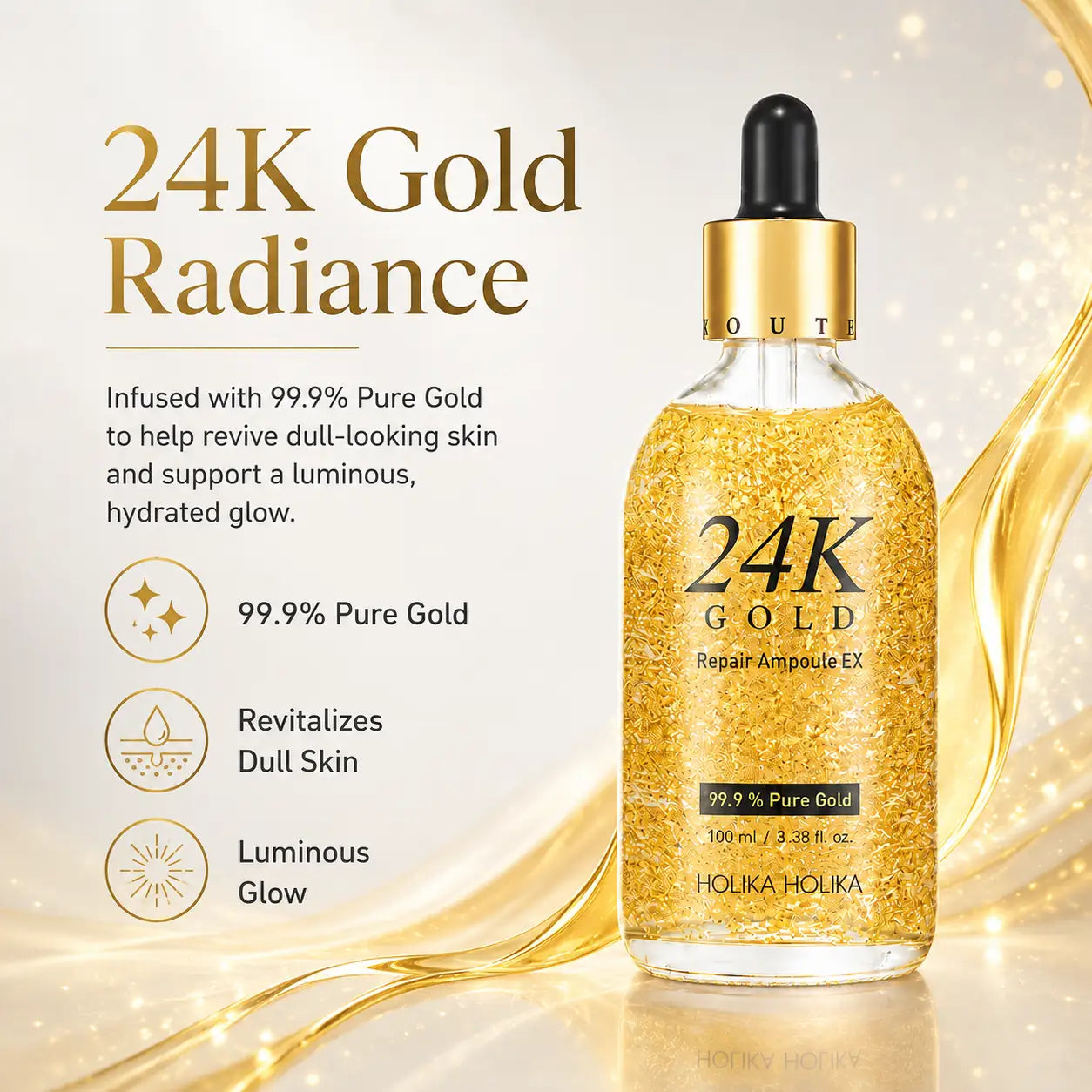 Holika Holika Prime Youth 24K Gold Repair Ampoule 100ml