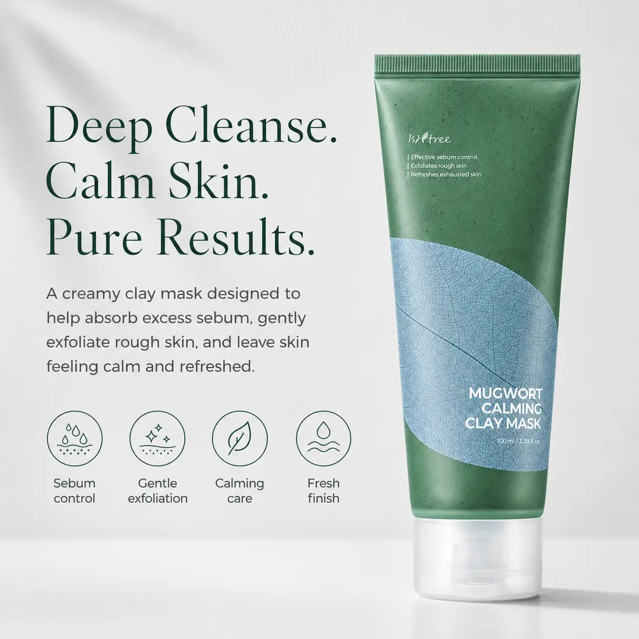 Isntree Mugwort Calming Clay Mask 100ml