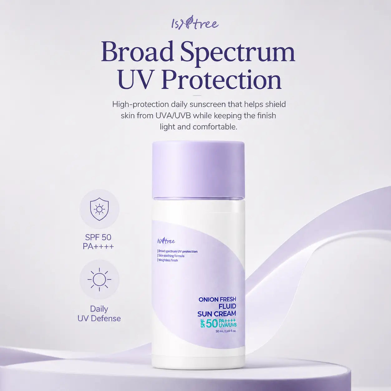 Isntree Onion Fresh Fluid Sun Cream SPF 50ml