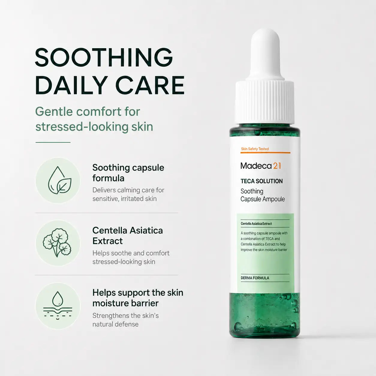 Madeca21 Teca Solution Soothing Capsule Ampoule 30ml