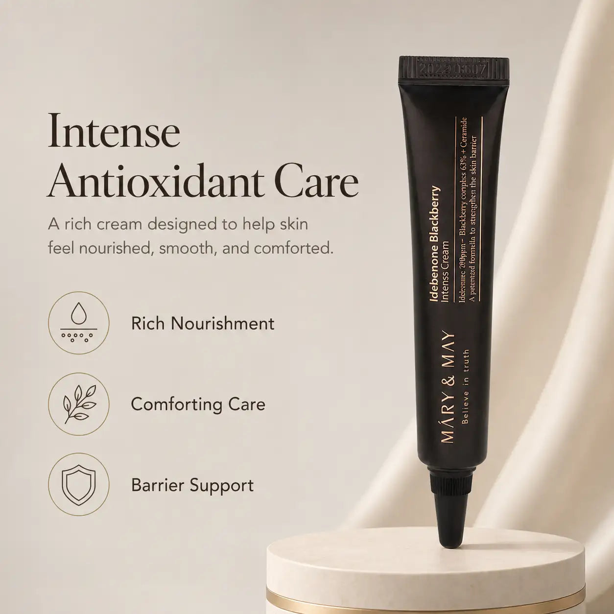Mary&May Idebenone Blackberry Complex Intense Cream Miniature 12g