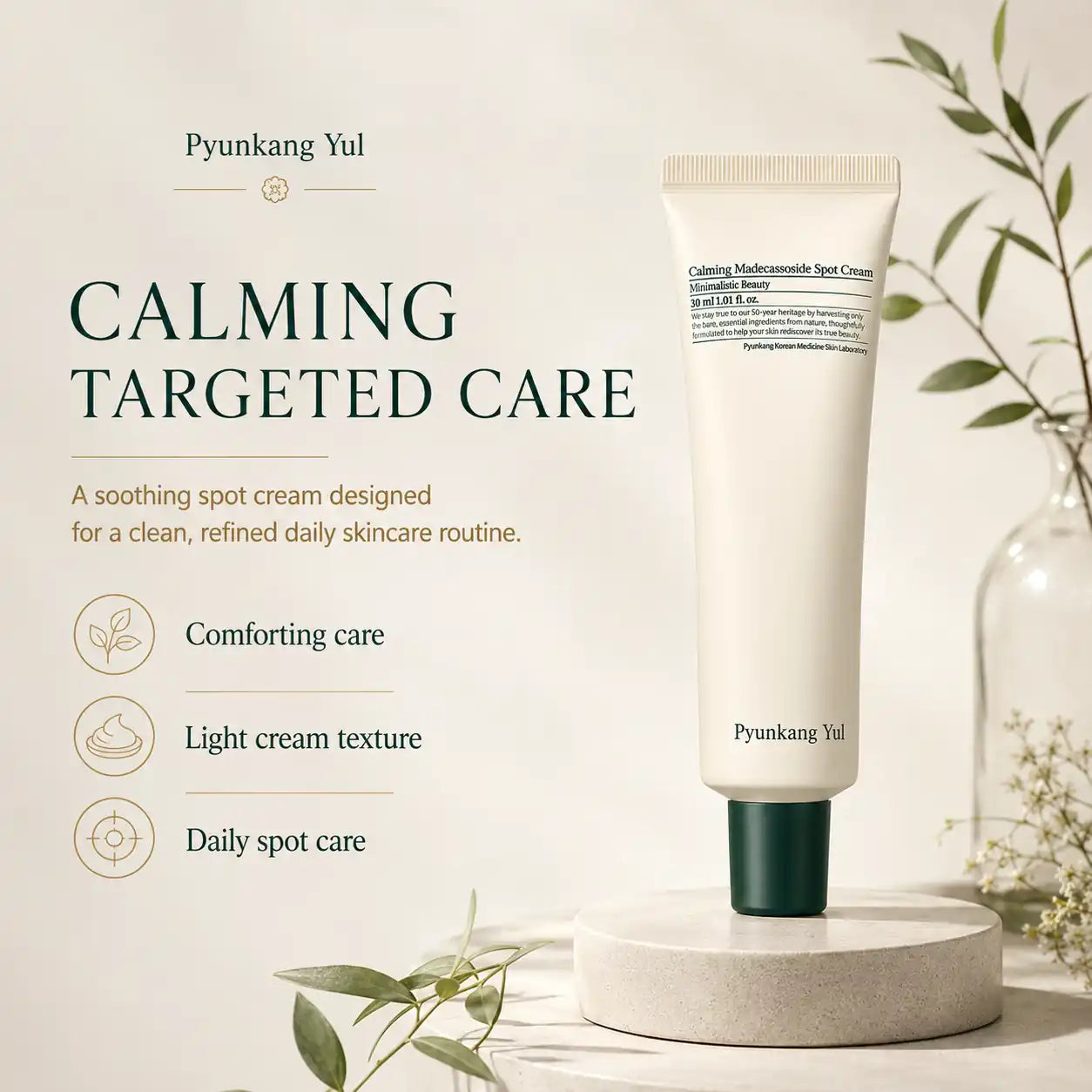 Pyunkang Yul Calming Madecasoside Spot Cream 30ml