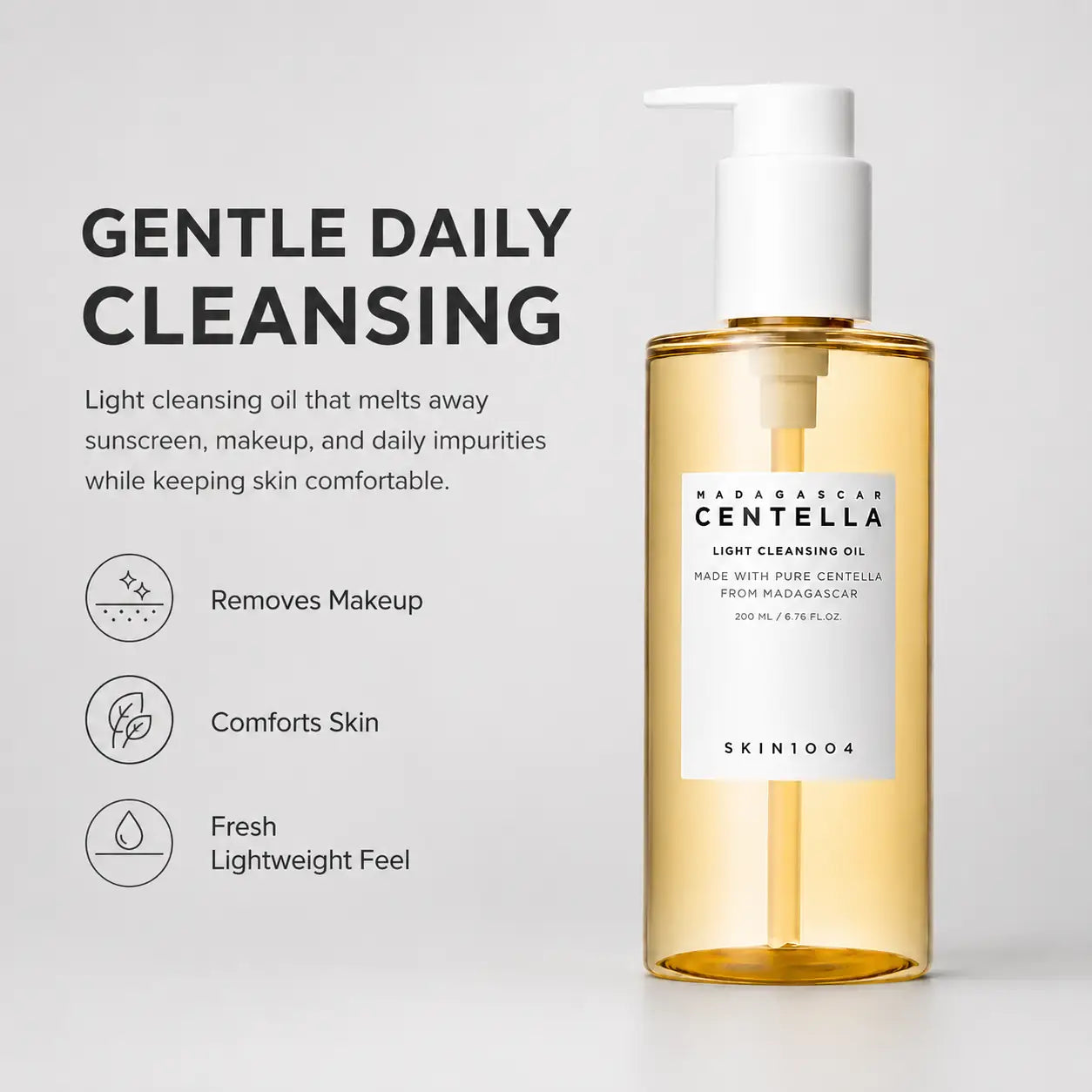 SKIN1004 Madagascar Centella Light Cleansing Oil 200ml