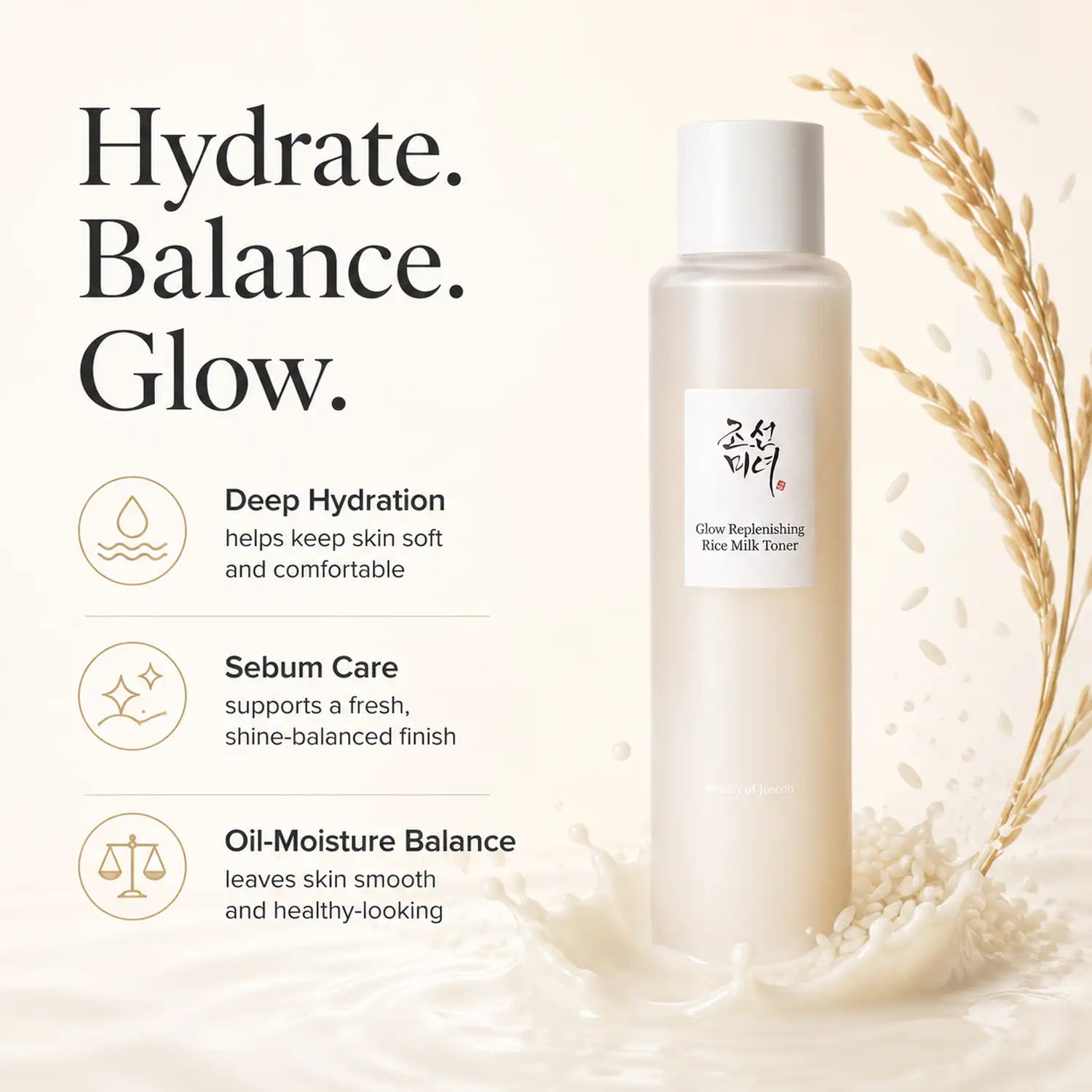 Beauty of Joseon Glow Replenishing Rice Milk Toner 150ml