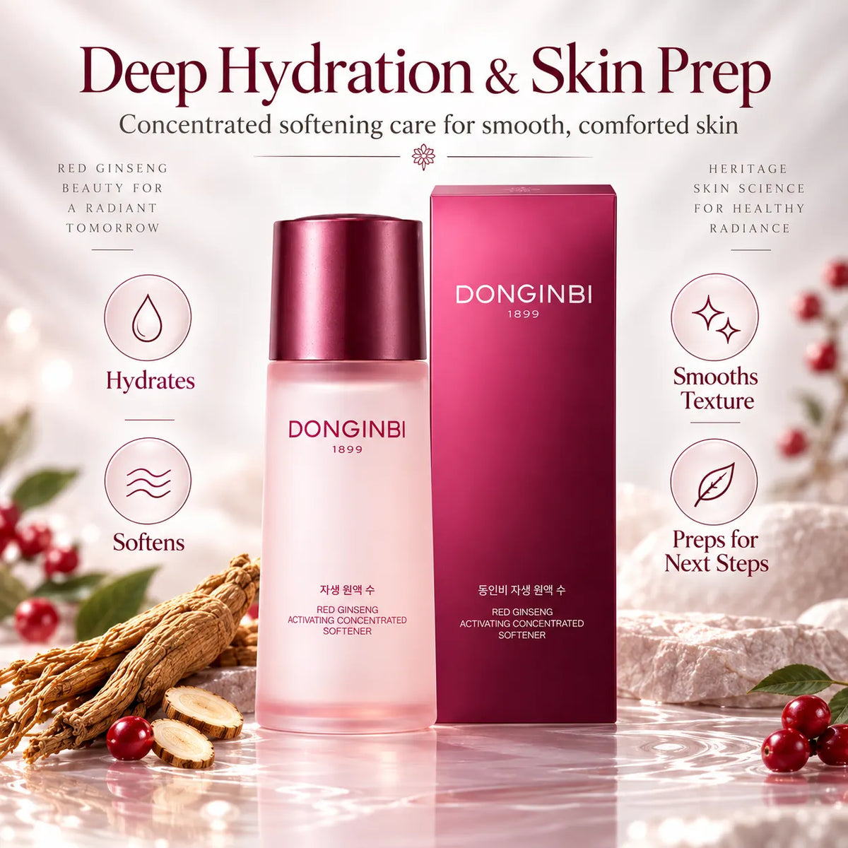 Donginbi Red Ginseng Activating Concentrated Softener 70ml