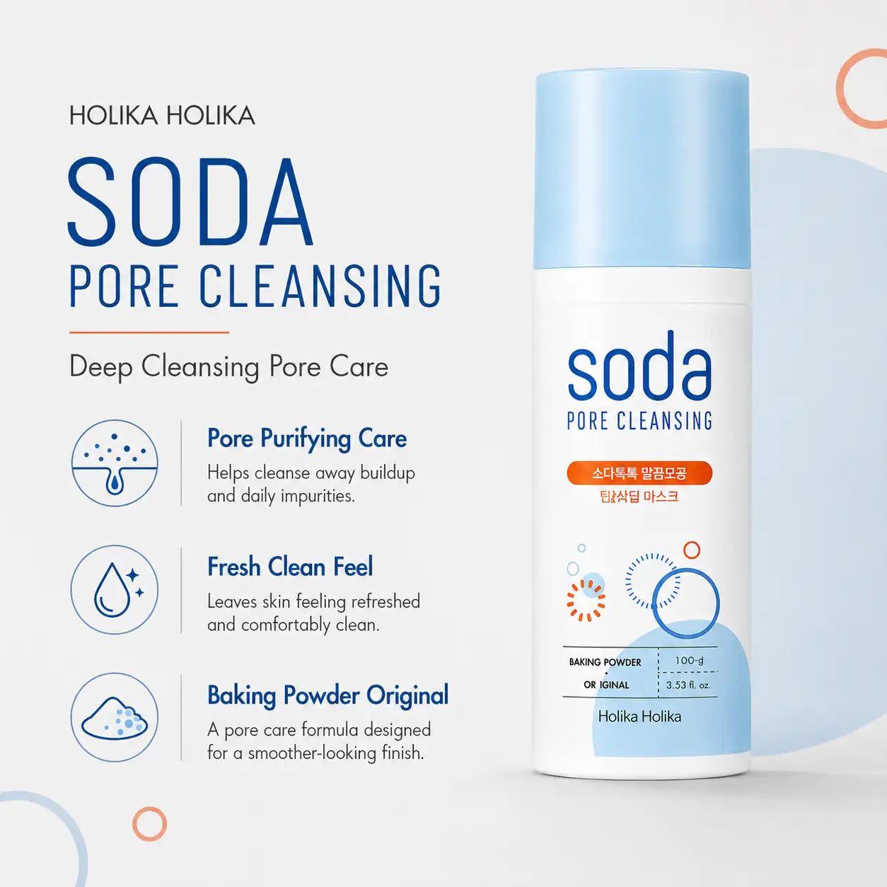 Holika Holika Soda Pore Cleansing O2 Bubble Mask 100ml