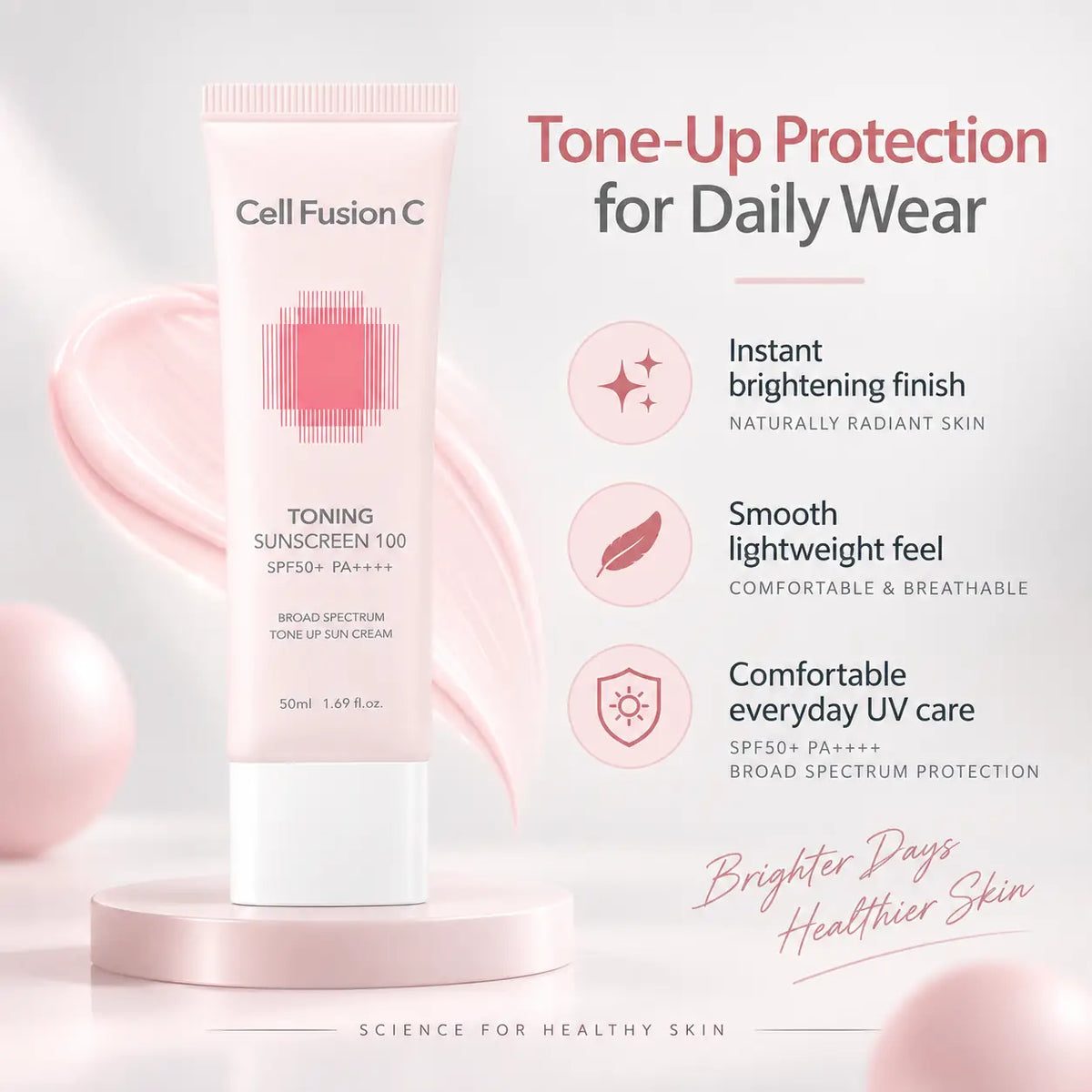 Cell Fusion C Toning Sunscreen 100 SPF50+ PA++++ 50ml