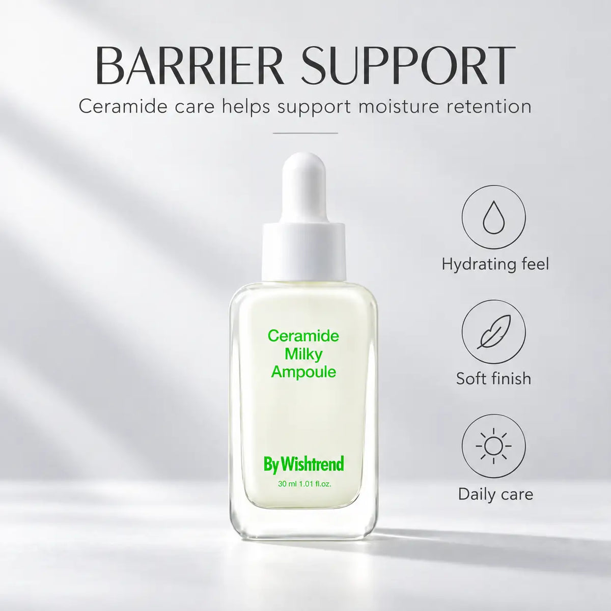 By Wishtrend Ceramide Milky Ampoule 30ml