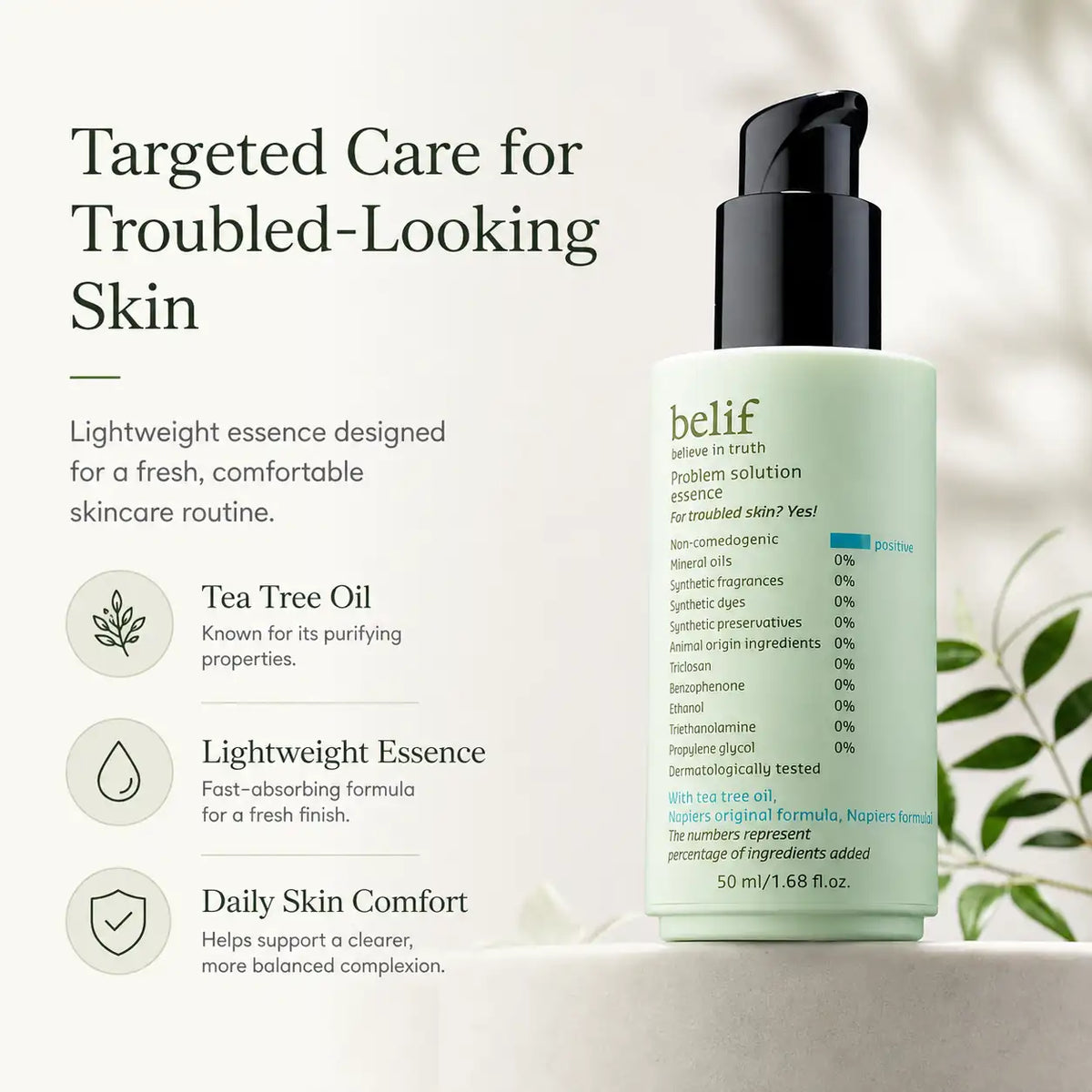 belif Problem Solution Vegan Essence 50ml