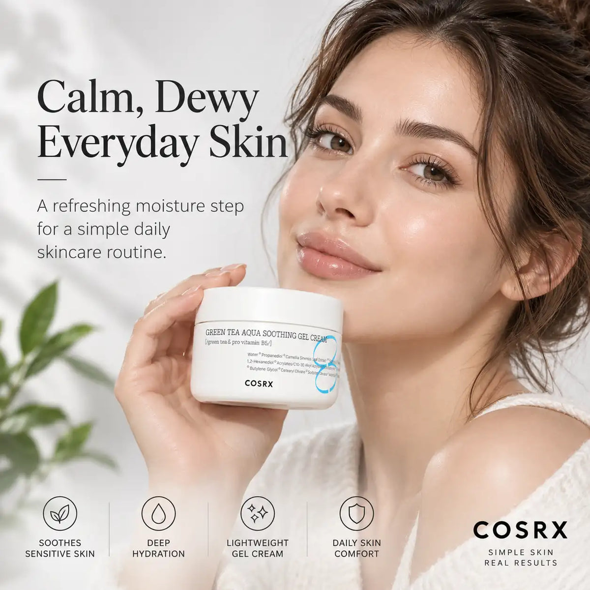 COSRX Hydrium Green Tea Aqua Soothing Gel Cream 50ml