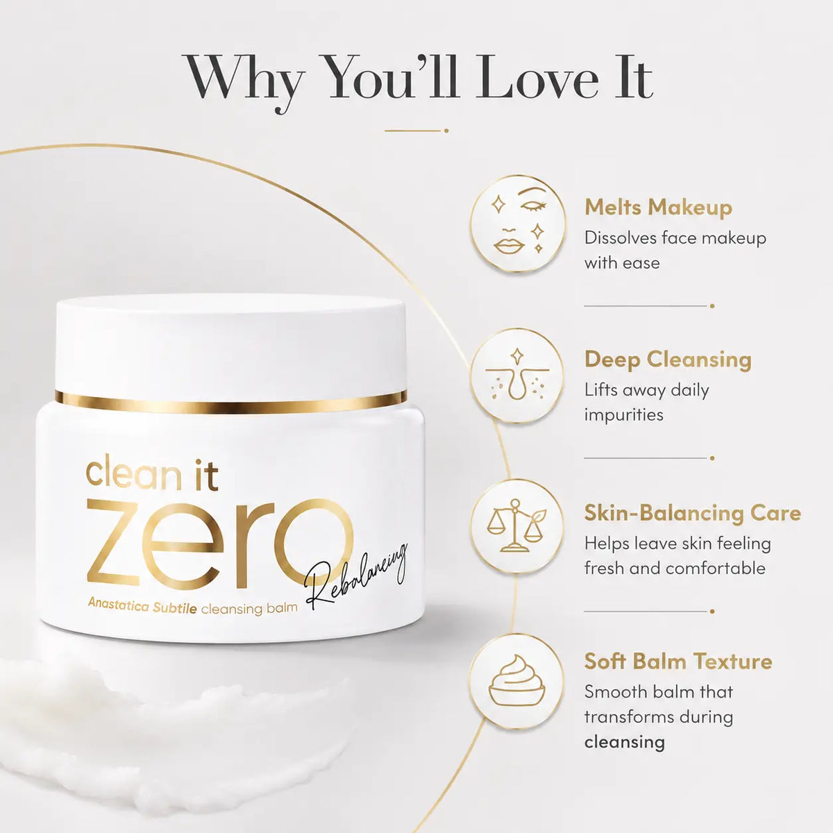 Banila Co Clean It Zero Anastatica Subtile Cleansing Balm Rebalacing 100ml