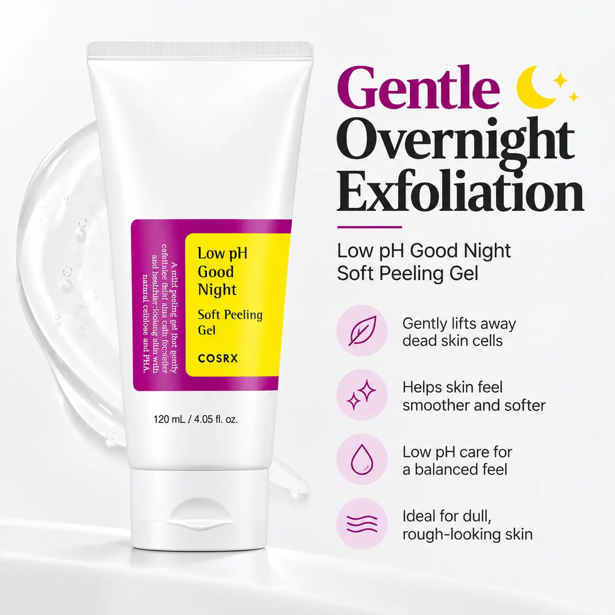 COSRX Low pH Good Night Soft Peeling Gel 120ml