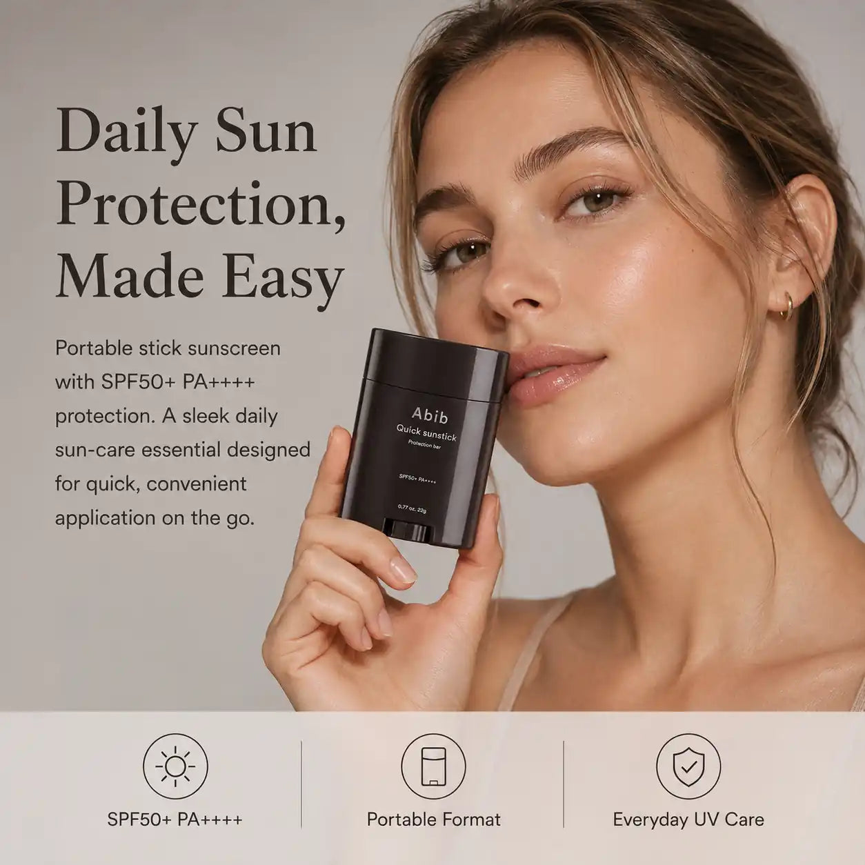 Abib Quick Sunstick Protection Bar SPF50+ PA++++ 22g
