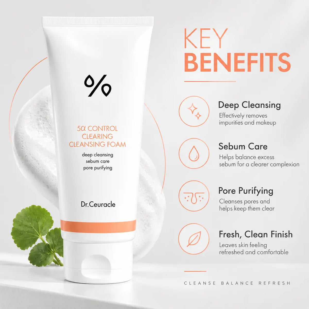 Dr. Ceuracle 5α Control Clearing Cleansing Foam 200ml