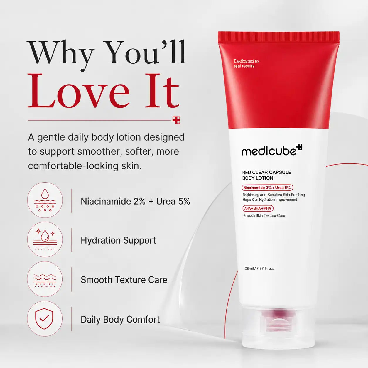 Medicube Red Clear Capsule Body Lotion 230ml