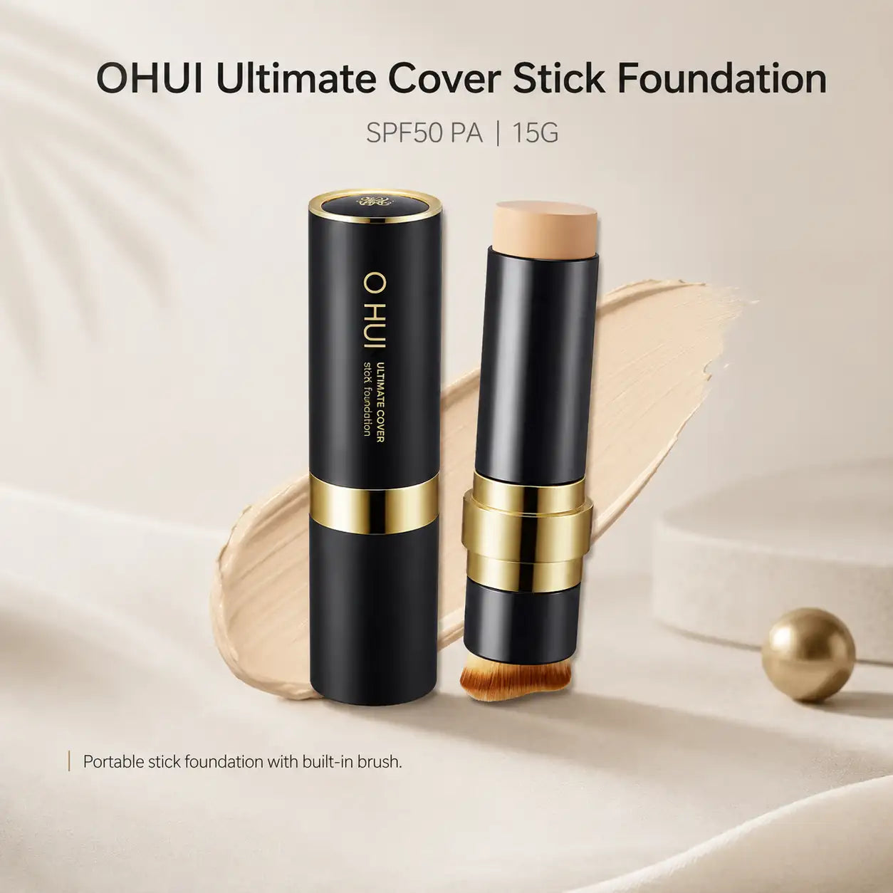 OHUI Ultimate Cover Stick Foundation SPF50+ PA+++ 15g