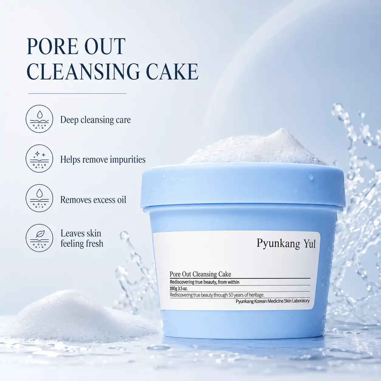 Pyunkang Yul Pore Out Cleansing Cake 100g