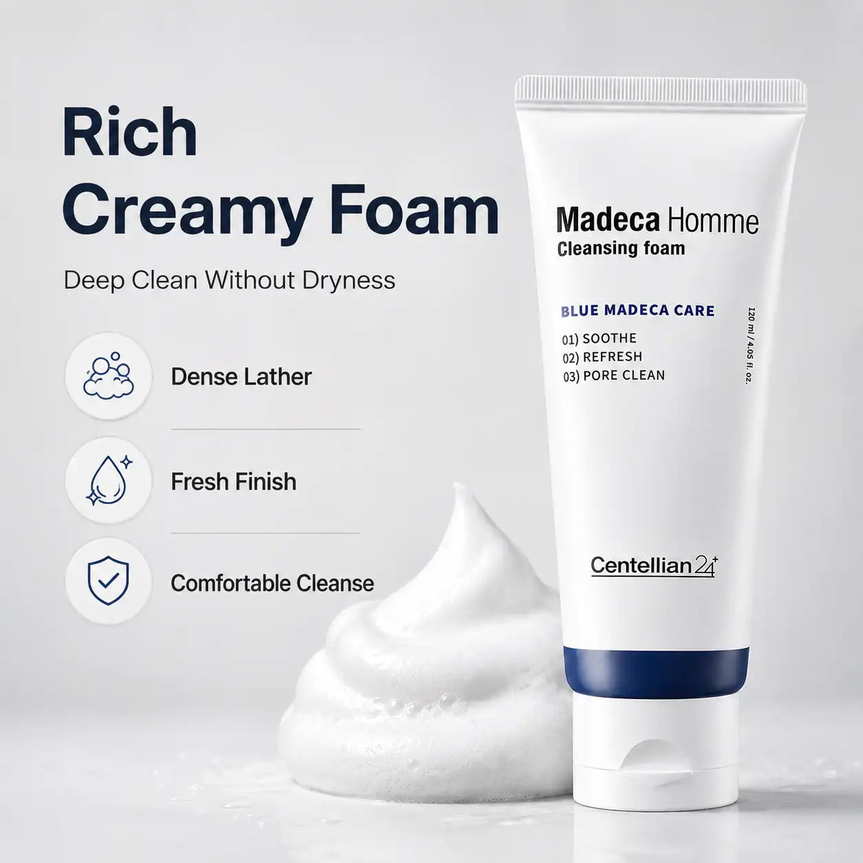 Centellian24 Madeca Homme Cleansing Foam 120ml
