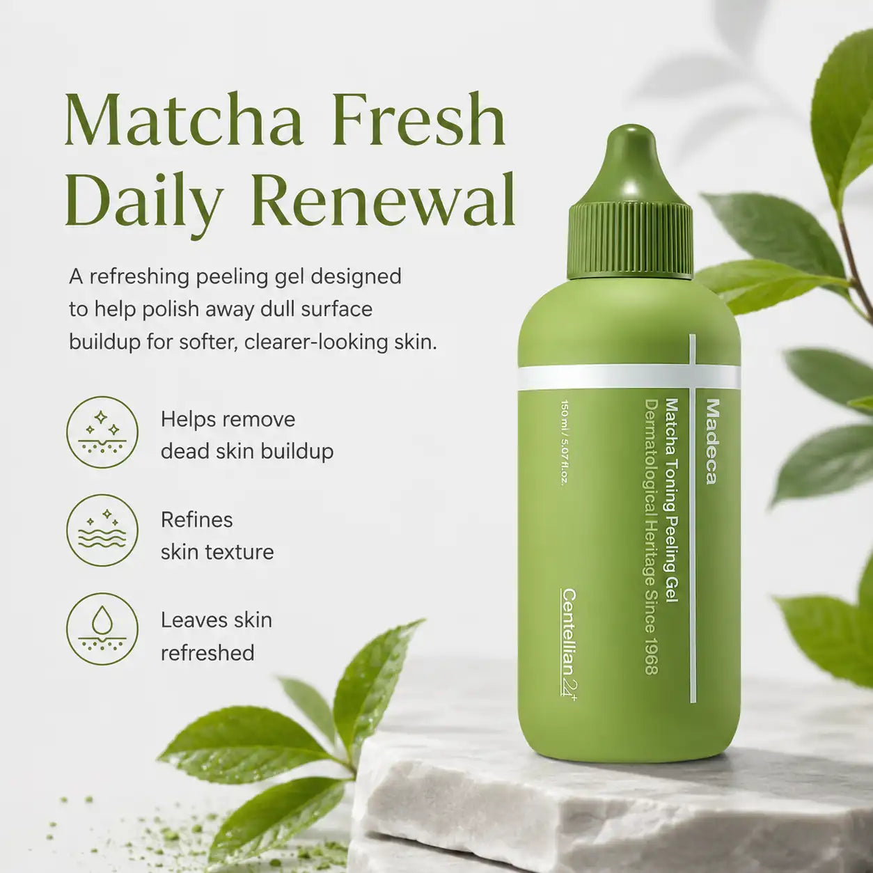 Centellian24 Madeca Matcha Toning Peeling Gel 150ml