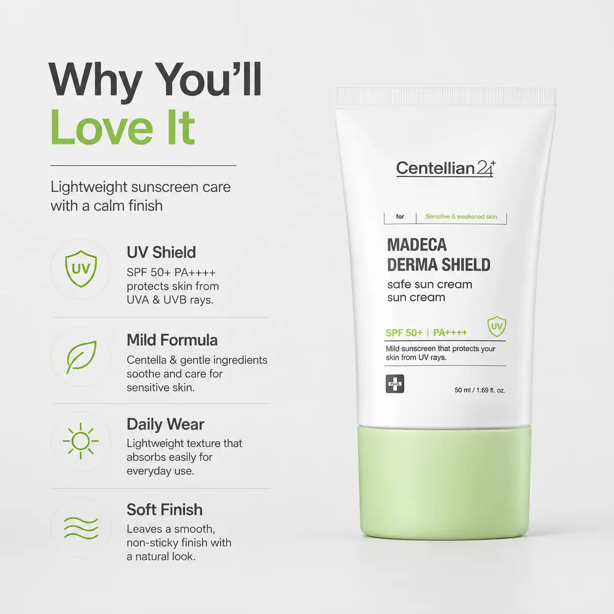 Centellian24 Madeca Derma Shield Sun Cream 50ml