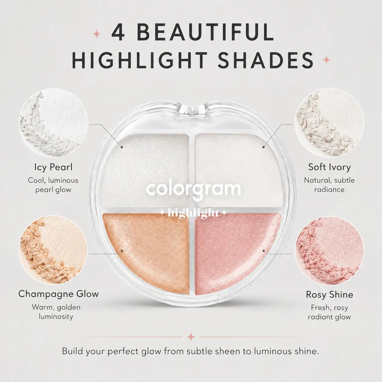 Colorgram Tintory Highlighter Palette 02 Cream Balm