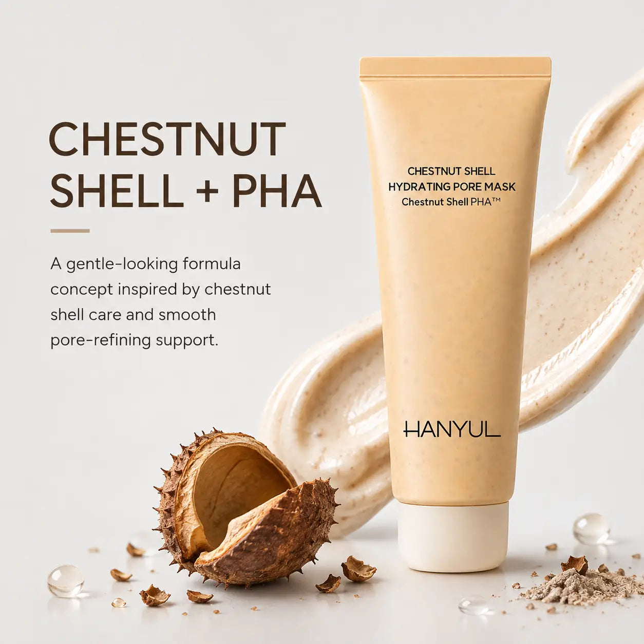 HANYUL Chestnut Shell Hydrating Pore Mask 100ml