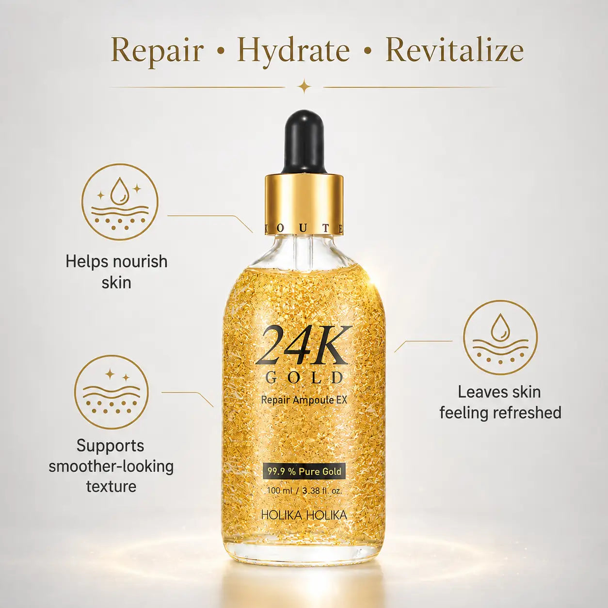 Holika Holika Prime Youth 24K Gold Repair Ampoule 100ml