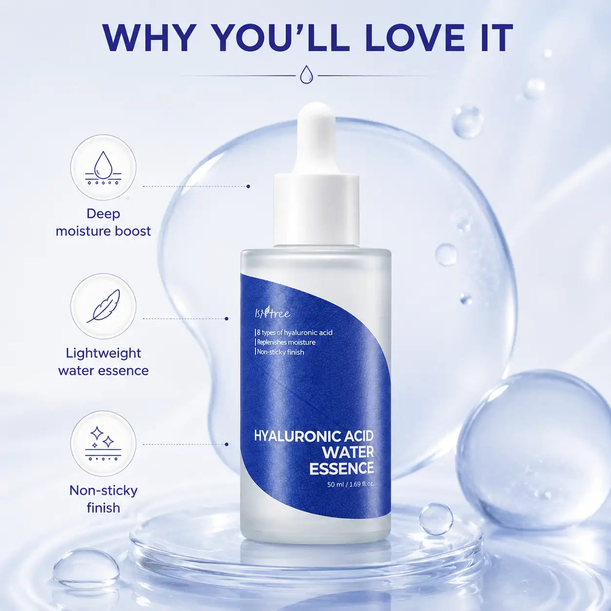 Isntree Hyaluronic Acid Water Essence 50ml