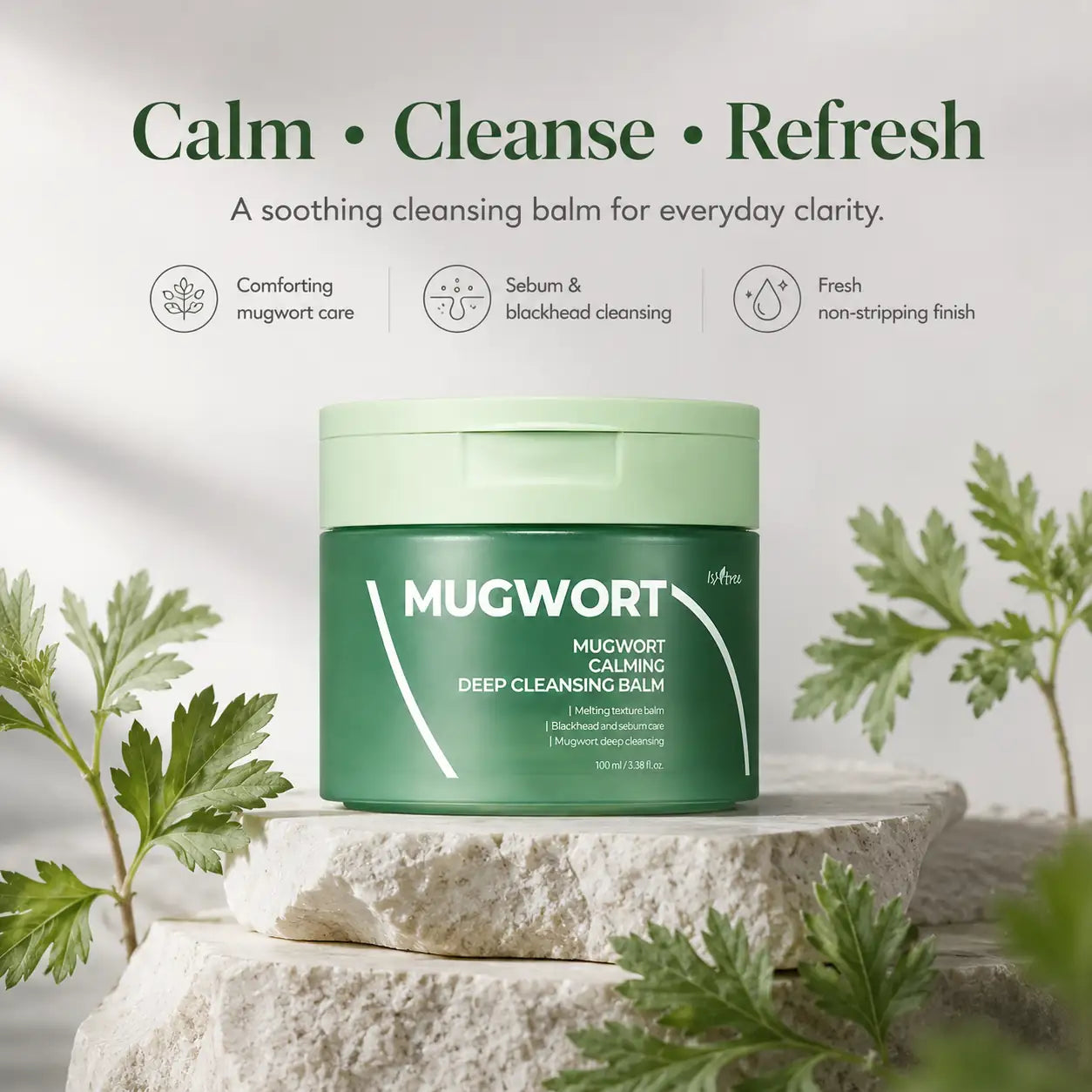 Isntree Mugwort Calming Deep Cleansing Balm 100ml