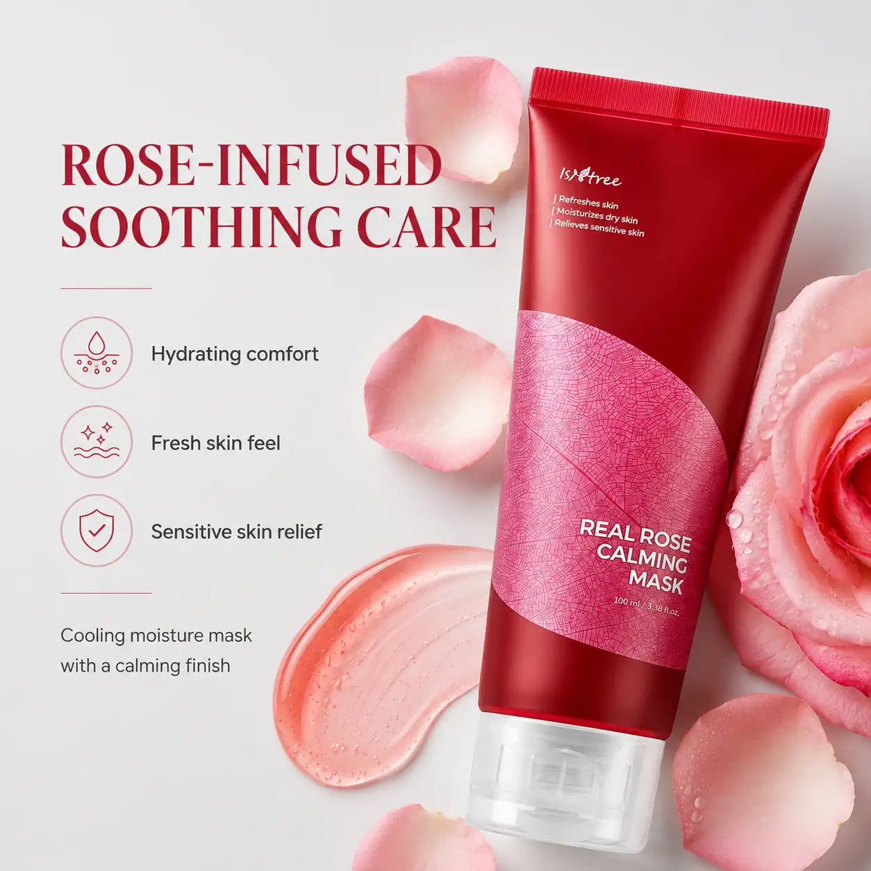 Isntree Real Rose Calming Mask 100ml