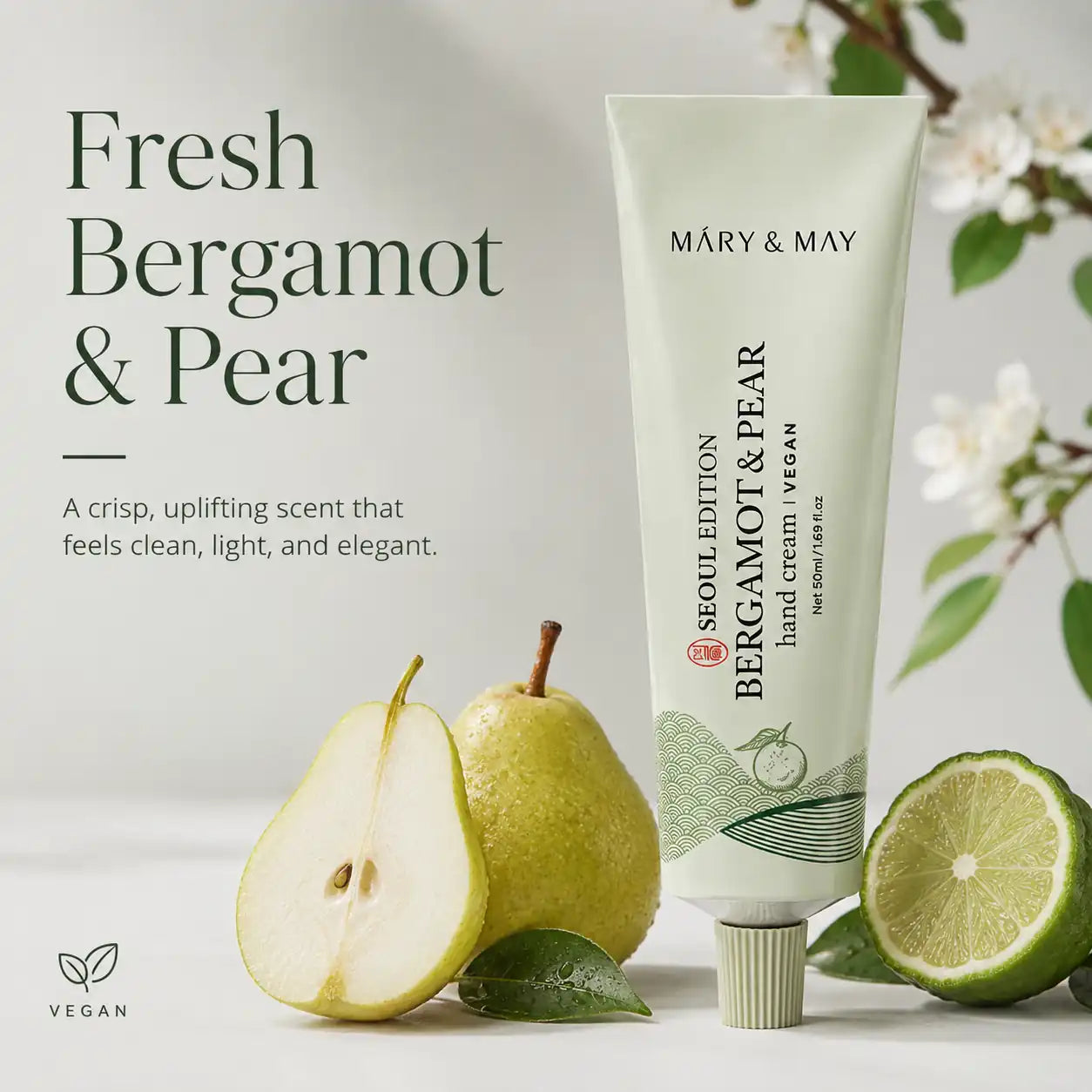 Mary&May Seoul Edition Bergamot & Pear Hand Cream 50ml