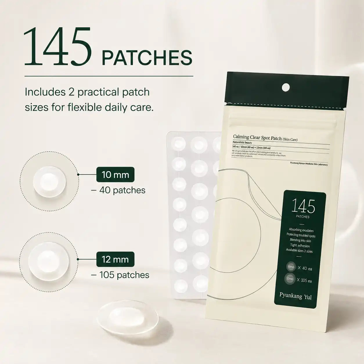 Pyunkang Yul Calming Clear Spot Patch Slim Care 145ea