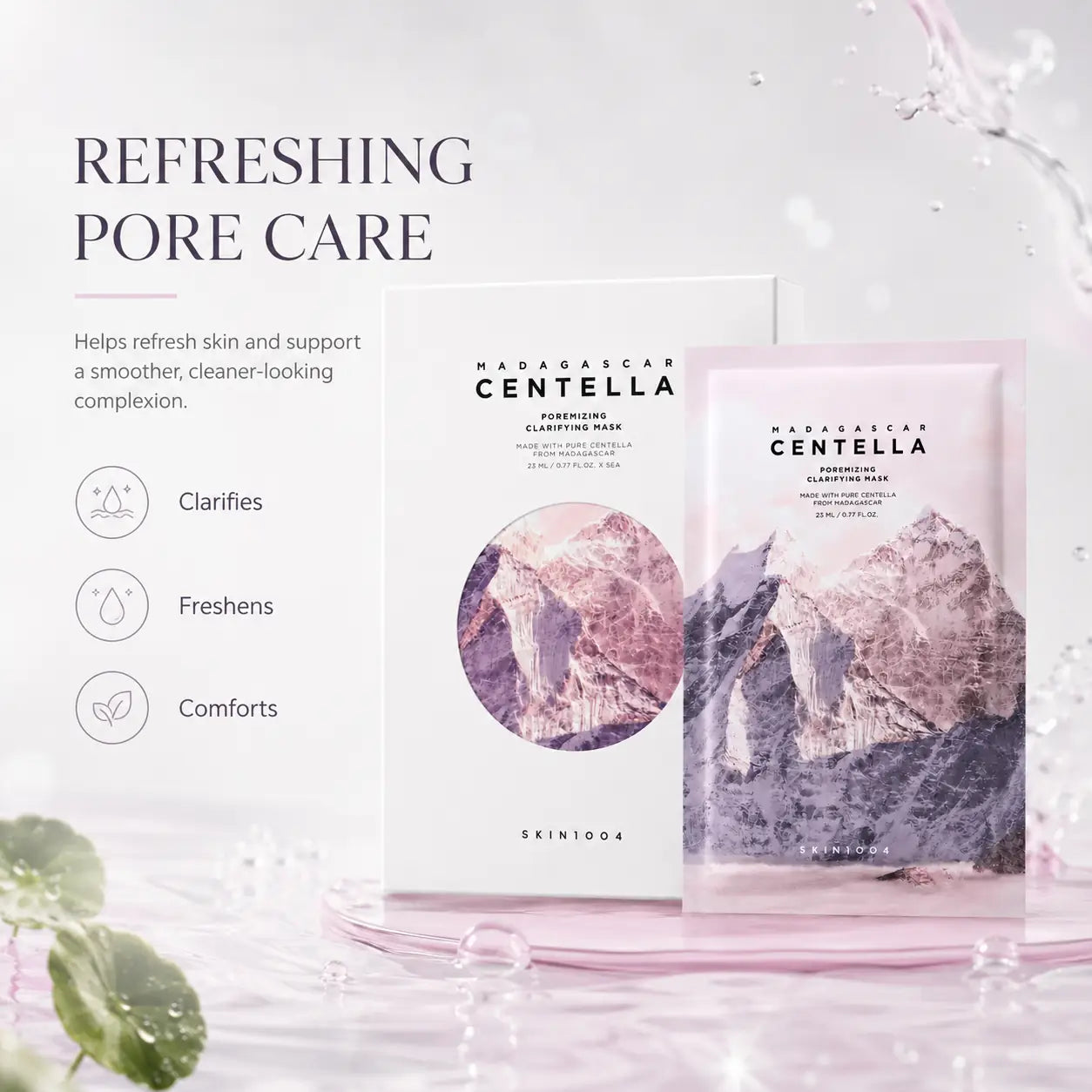 SKIN1004 Madagascar Centella Poremizing Clarifying Mask 5EA