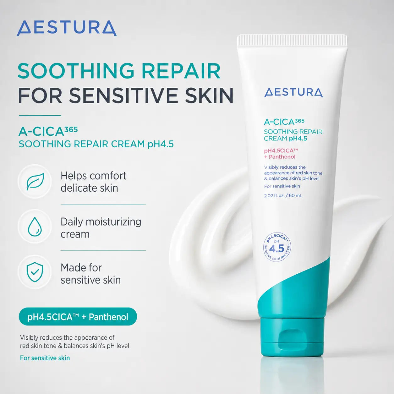 AESTURA A-Cica Calming Cream 60ml