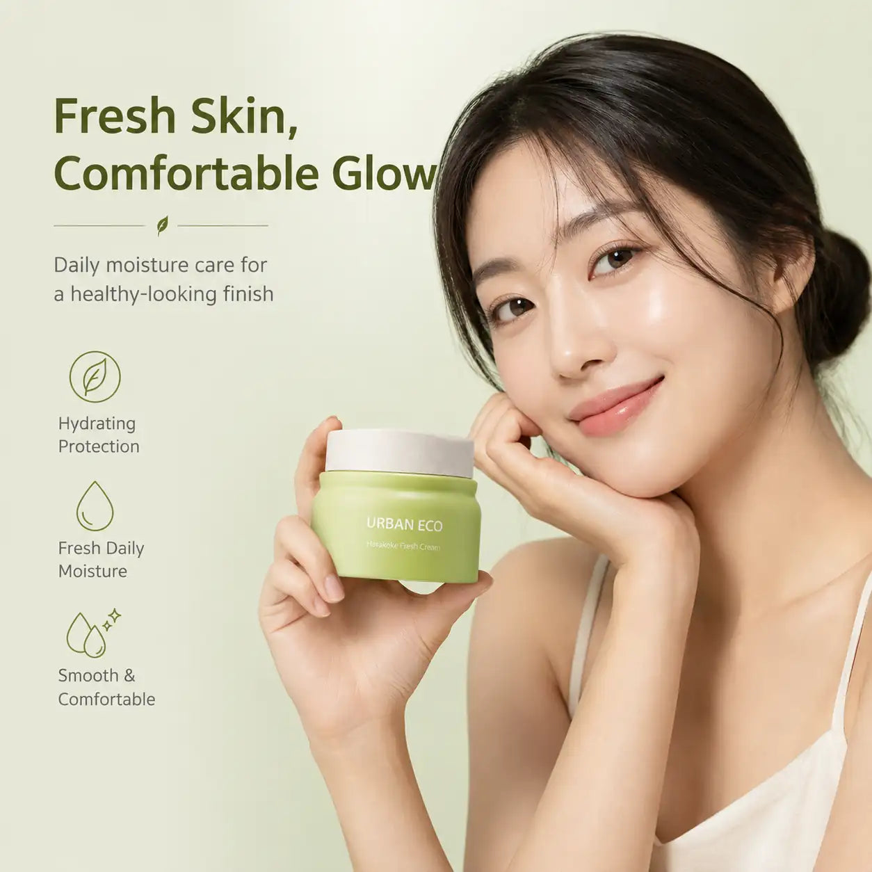 The Saem Urban Eco Harakeke Fresh Cream 50ml