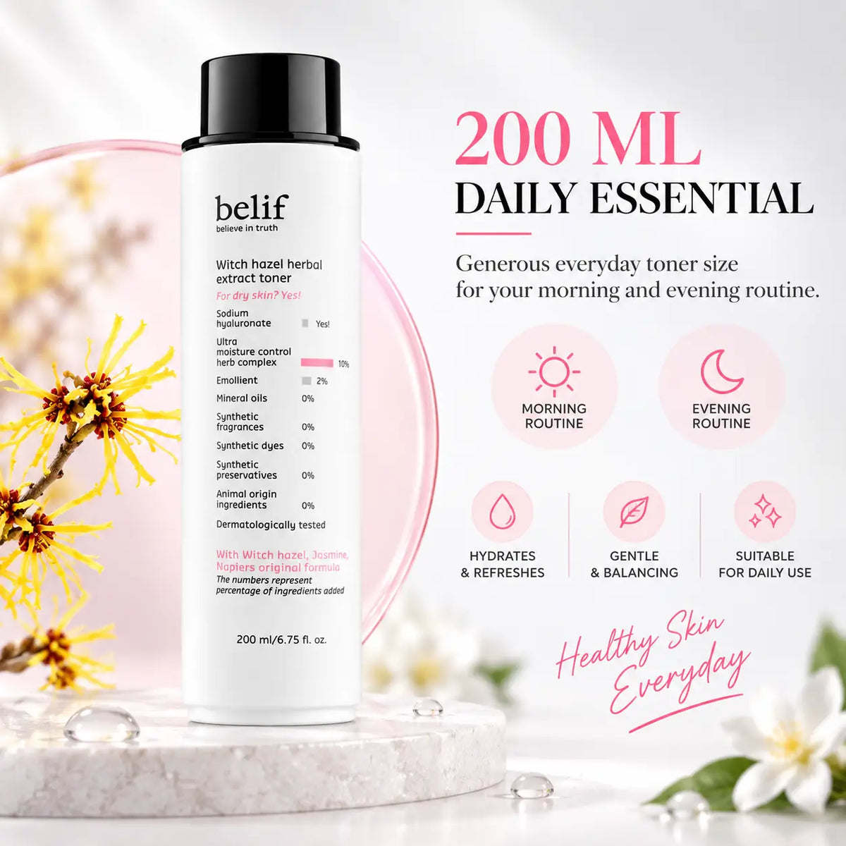 belif Witch Hazel Herbal Extract Toner 200ml