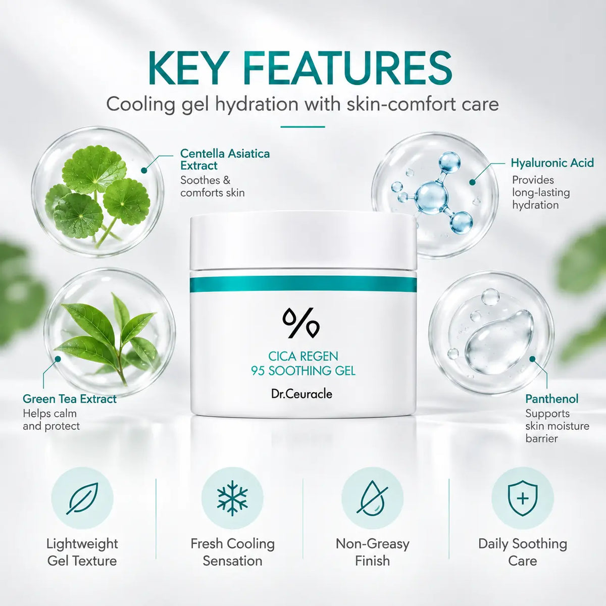 Dr. Ceuracle Cica Regen 95 Soothing Gel 110g