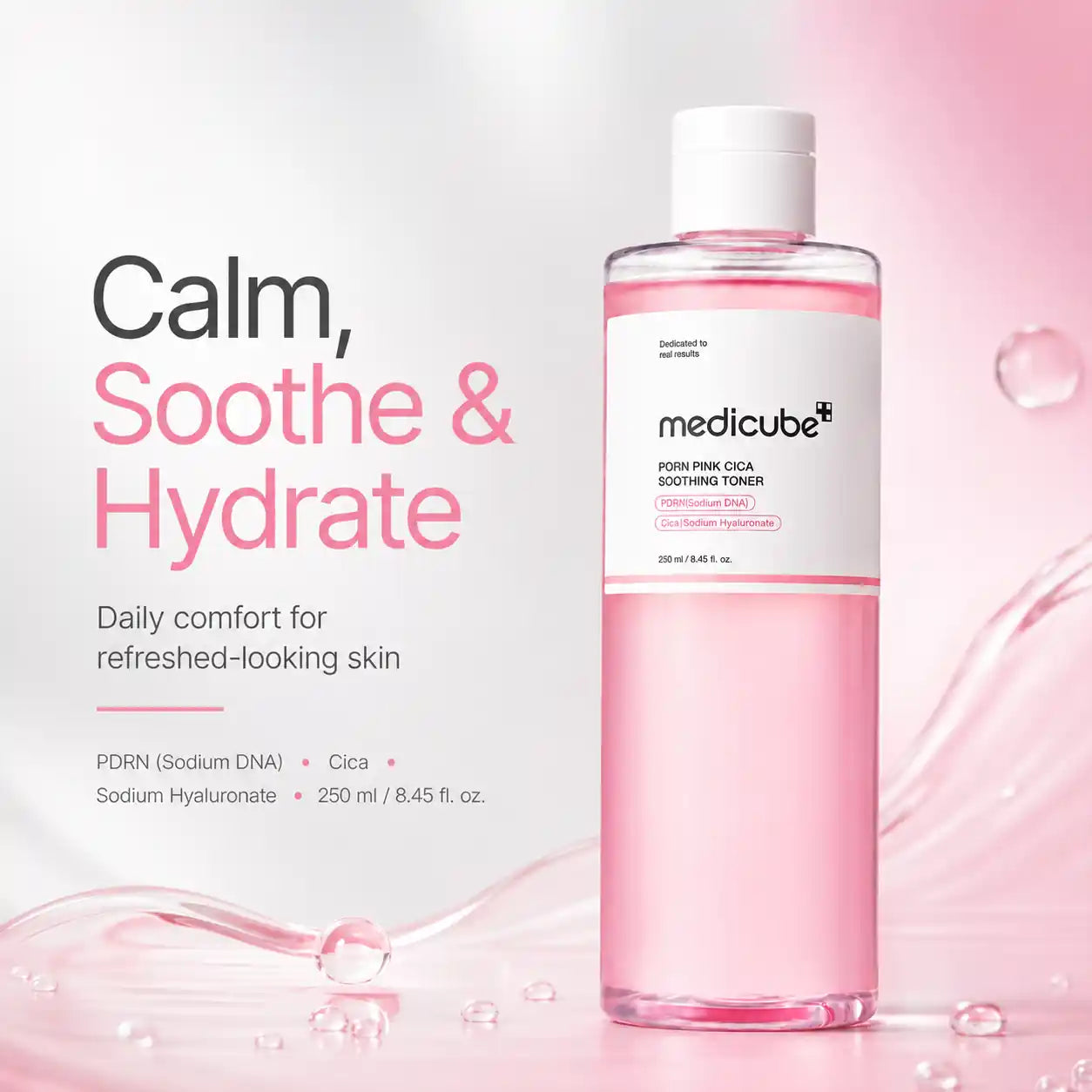 Medicube PDRN Pink Cica Soothing Toner 250ml