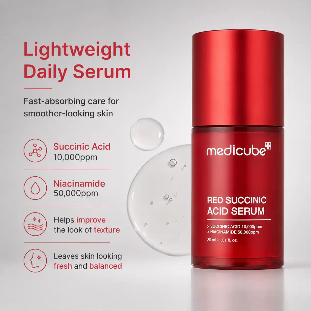 Medicube Red Succinic Acid Serum 30ml