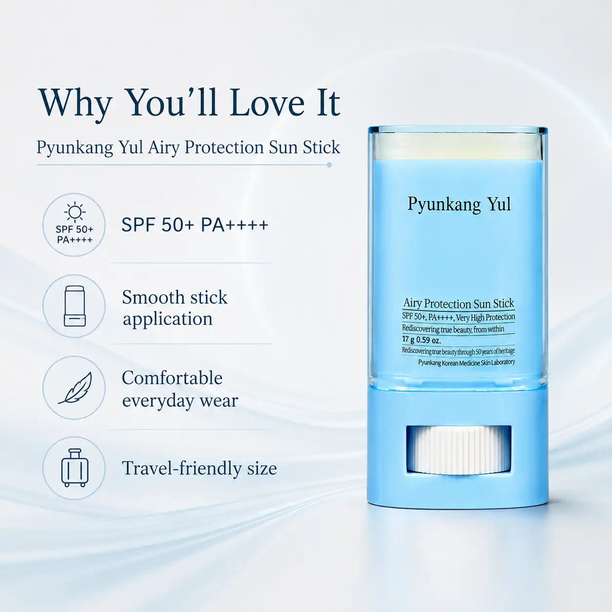 Pyunkang Yul Airy Protection Sun Stick 17g