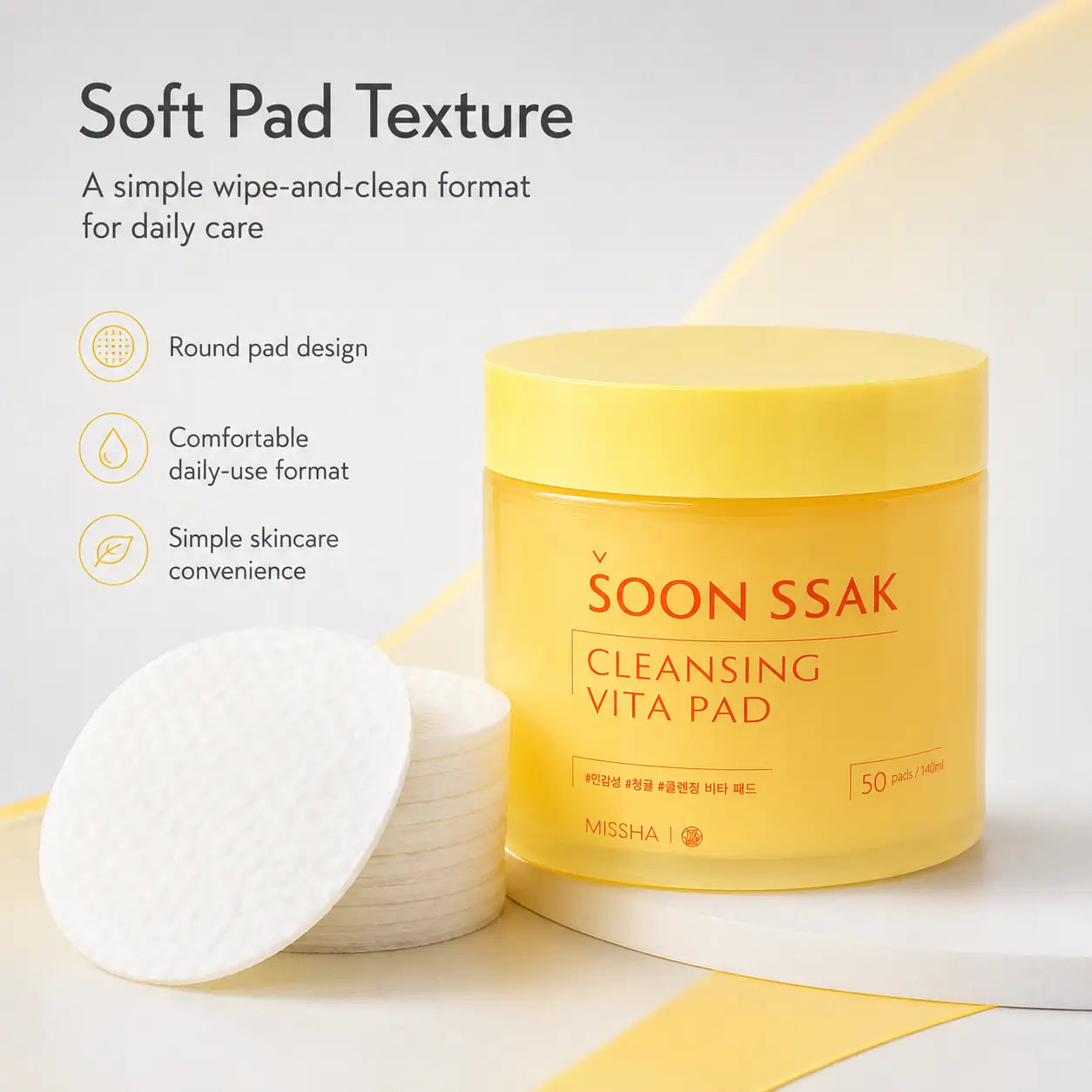 BEAUDIANI Soon Ssak Cleansing Vita Pads 50 Sheets