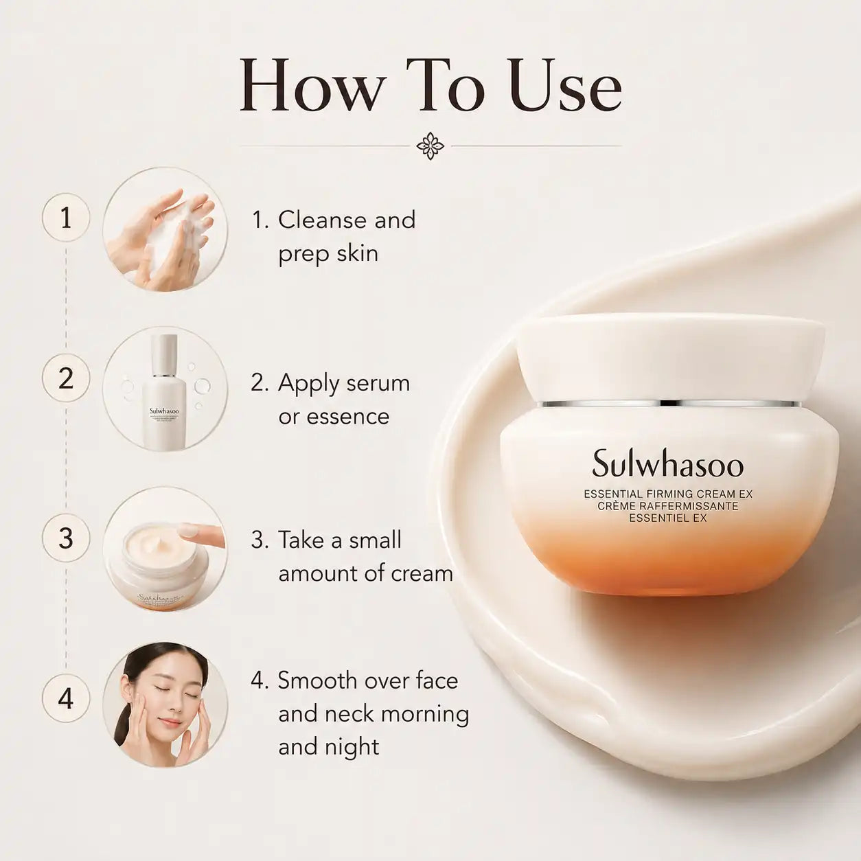 Sulwhasoo Essential Comfort Firming Cream ( 75ml ) & Moisturizer ( 50ml )