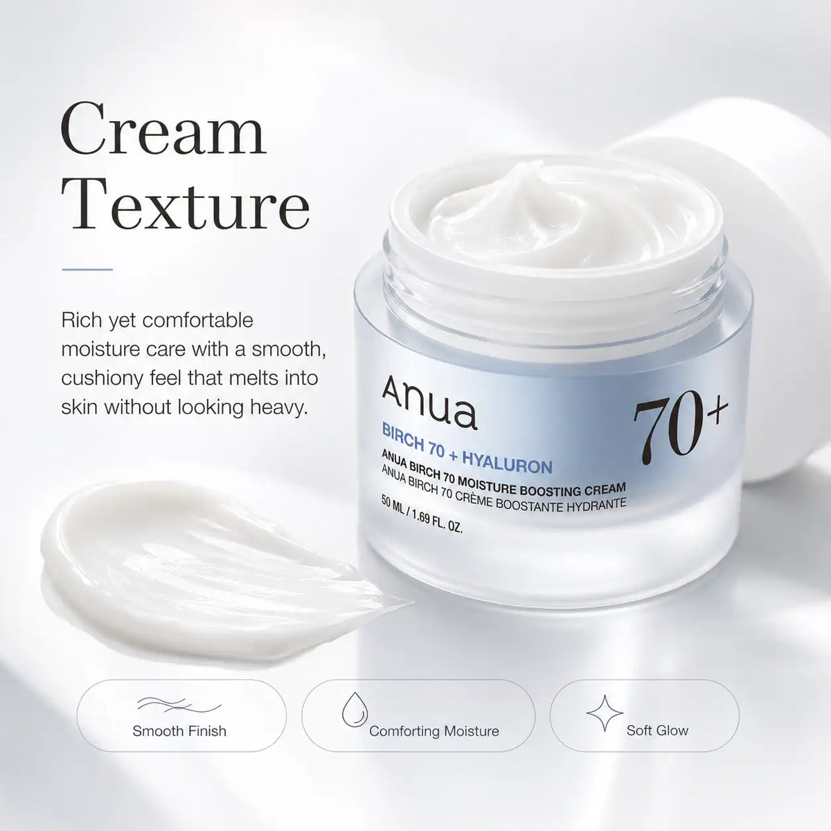 ANUA Birch 70% Moisture Boosting Cream 50ml