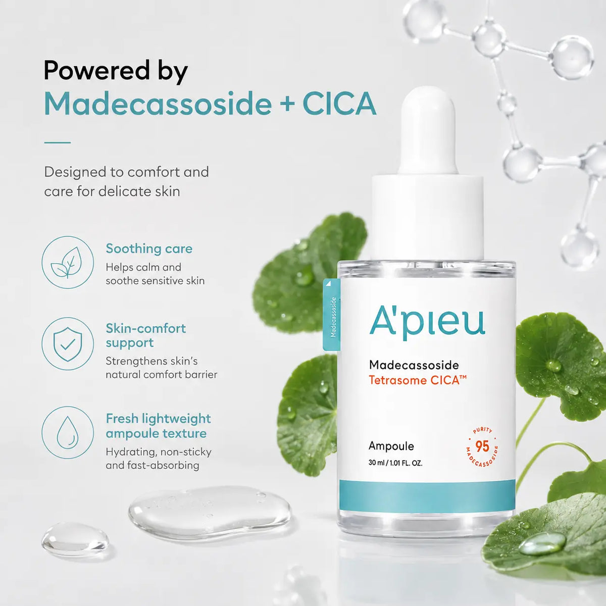 A'pieu Madecassoside Tetrasome Cica Ampoule 50ml