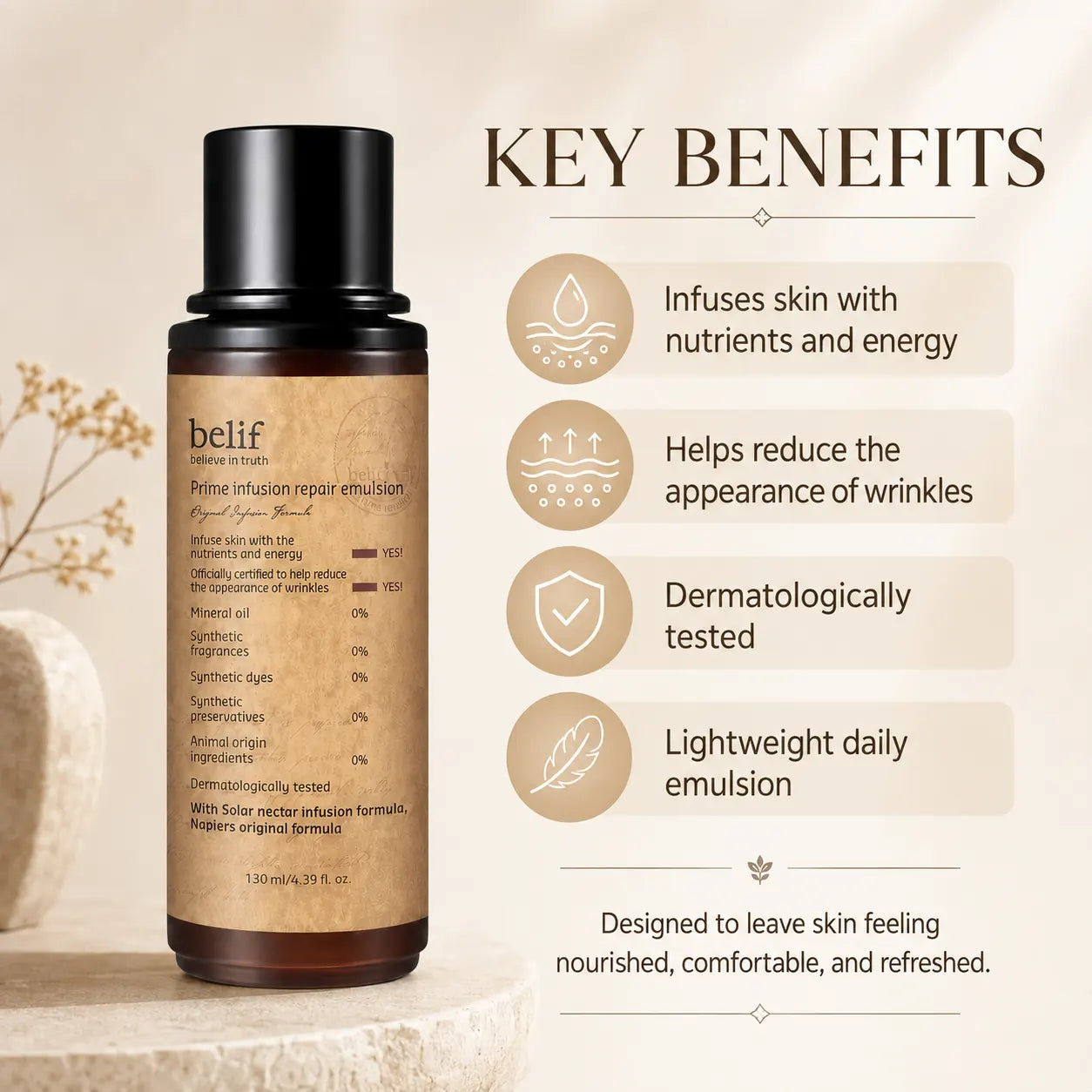 belif Prime Infusion Repair Emulsion 130ml