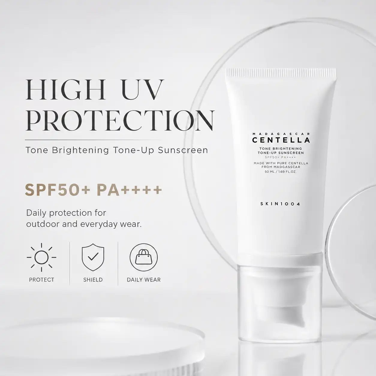 SKIN1004 Madagascar Centella Tone Brightening Tone-Up Sunscreen 50ml